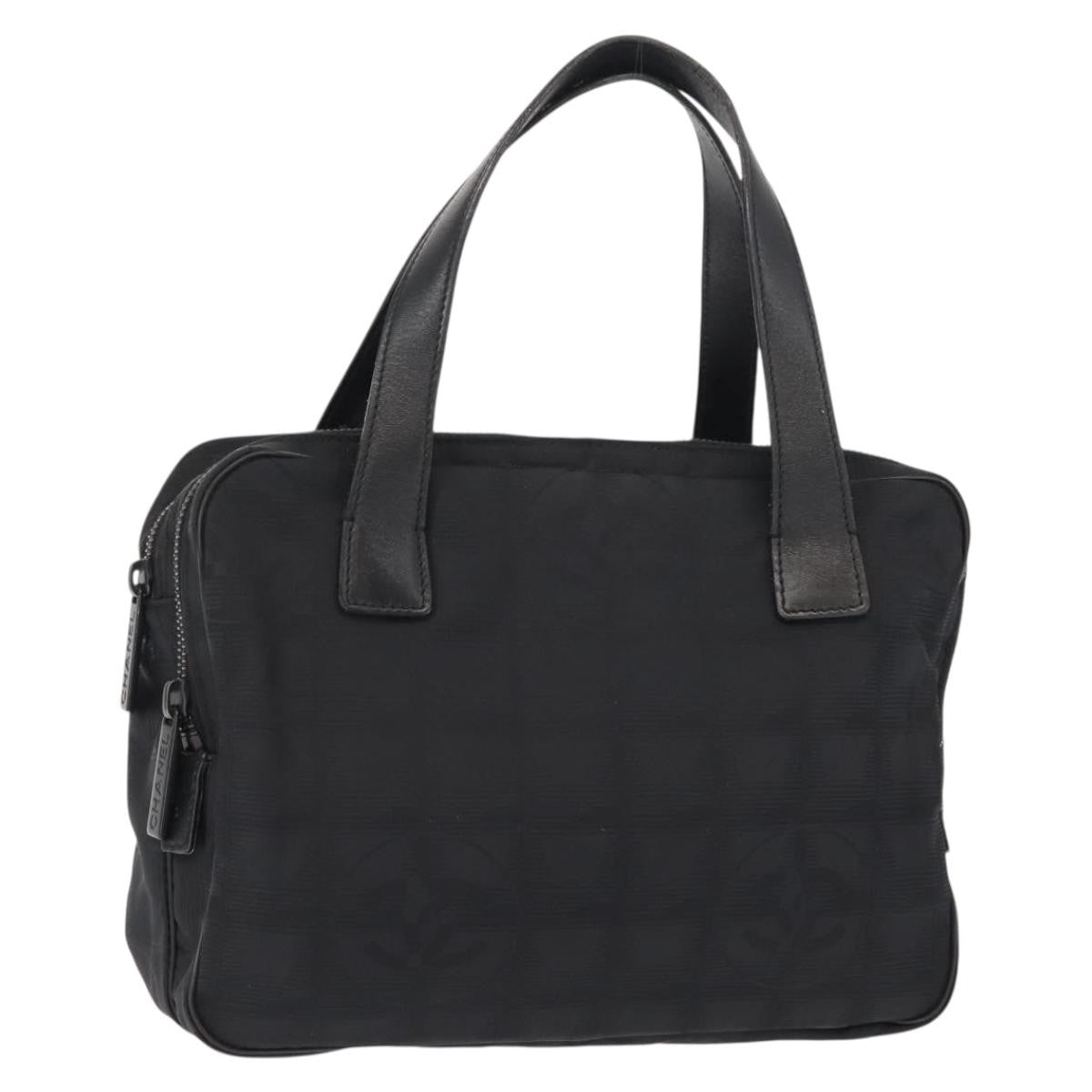 Chanel Travel Line Convertible Satchel Nylon, BLACK, NYLON, Handbag