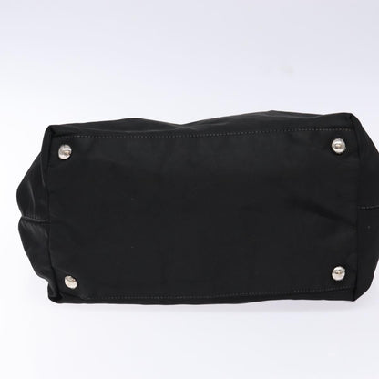 Prada Bow Tote Tessuto, SILVER, NYLON, Handbag