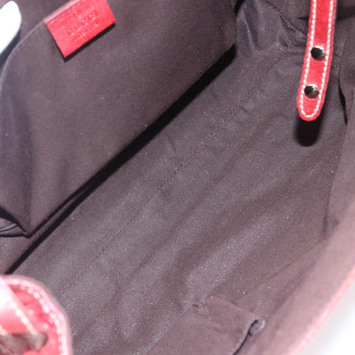 Gucci Vintage tote Leather, RED, LEATHER, Tote bag