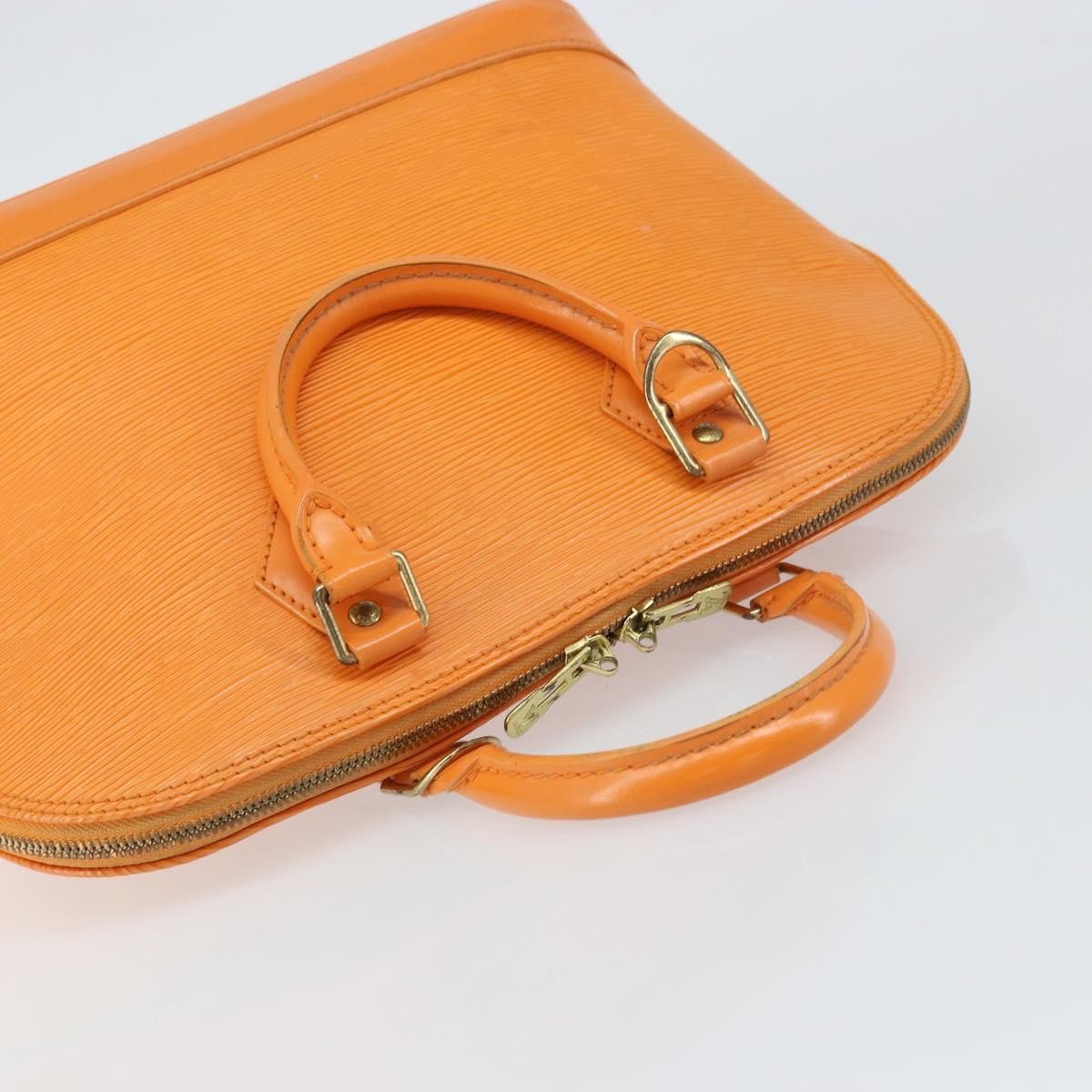Louis Vuitton Vintage Alma Handbag Epi Leather, ORANGE, LEATHER, Handbag