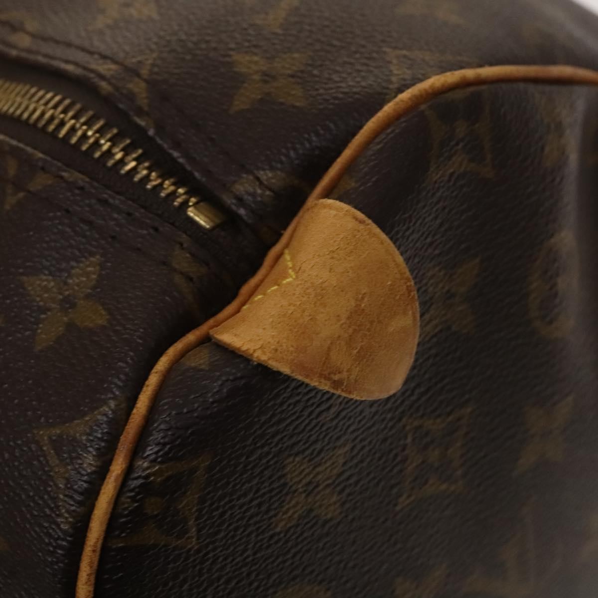 Louis Vuitton Keepall Bag Monogram Canvas, BROWN, CANVAS, Travel bag