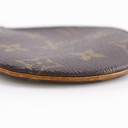 Louis Vuitton Round Coin Purse Monogram Canvas, BROWN, CANVAS, Wallets