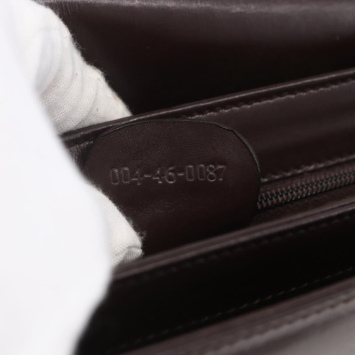 Gucci Vintage Shoulder Bag Leather, BROWN, LEATHER, Shoulder bag