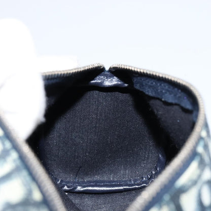 Christian Dior Vintage Trotter Pouch Canvas, NAVY, CANVAS, Clutche & pouche