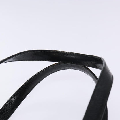 Gucci Vintage Handbag Leather, BLACK, LEATHER, Handbag