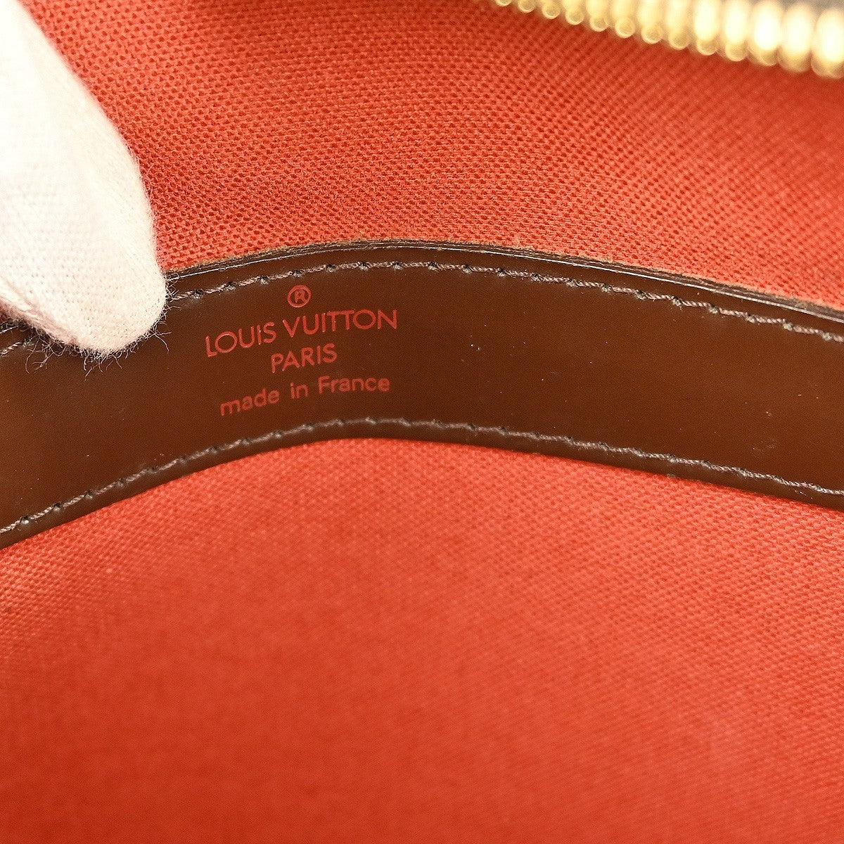 Louis Vuitton Naviglio Handbag Damier, BROWN, CANVAS, Shoulder bag