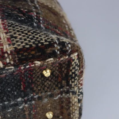 Burberry Vintage tote bag Wool, BEIGE, WOOL, Tote bag