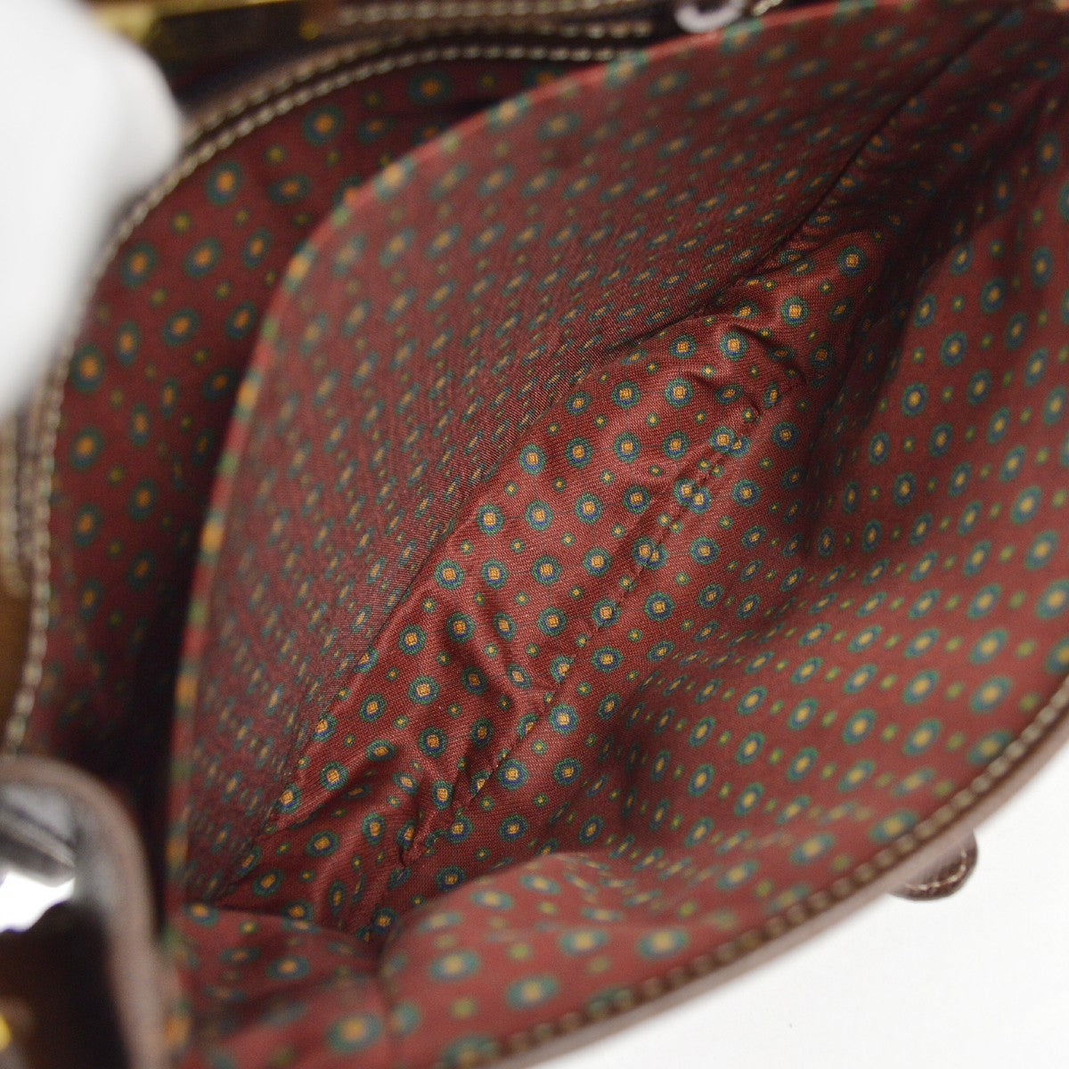 Loewe Vintage Shoulder Bag Leather, BROWN, LEATHER, Shoulder bag