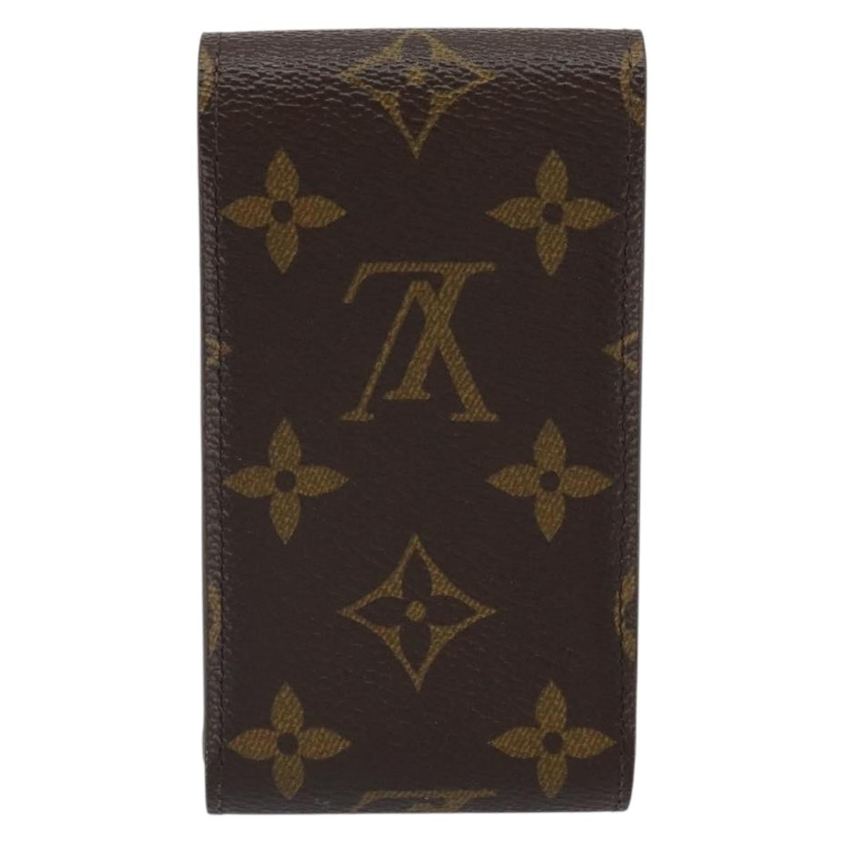 Louis Vuitton Etui Cigarette Case Monogram canvas, BROWN, CANVAS, Wallets