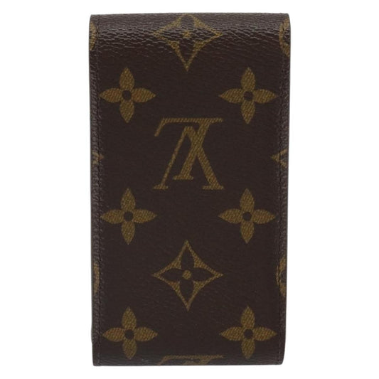 Louis Vuitton Etui Cigarette Case Monogram canvas, BROWN, CANVAS, Wallets