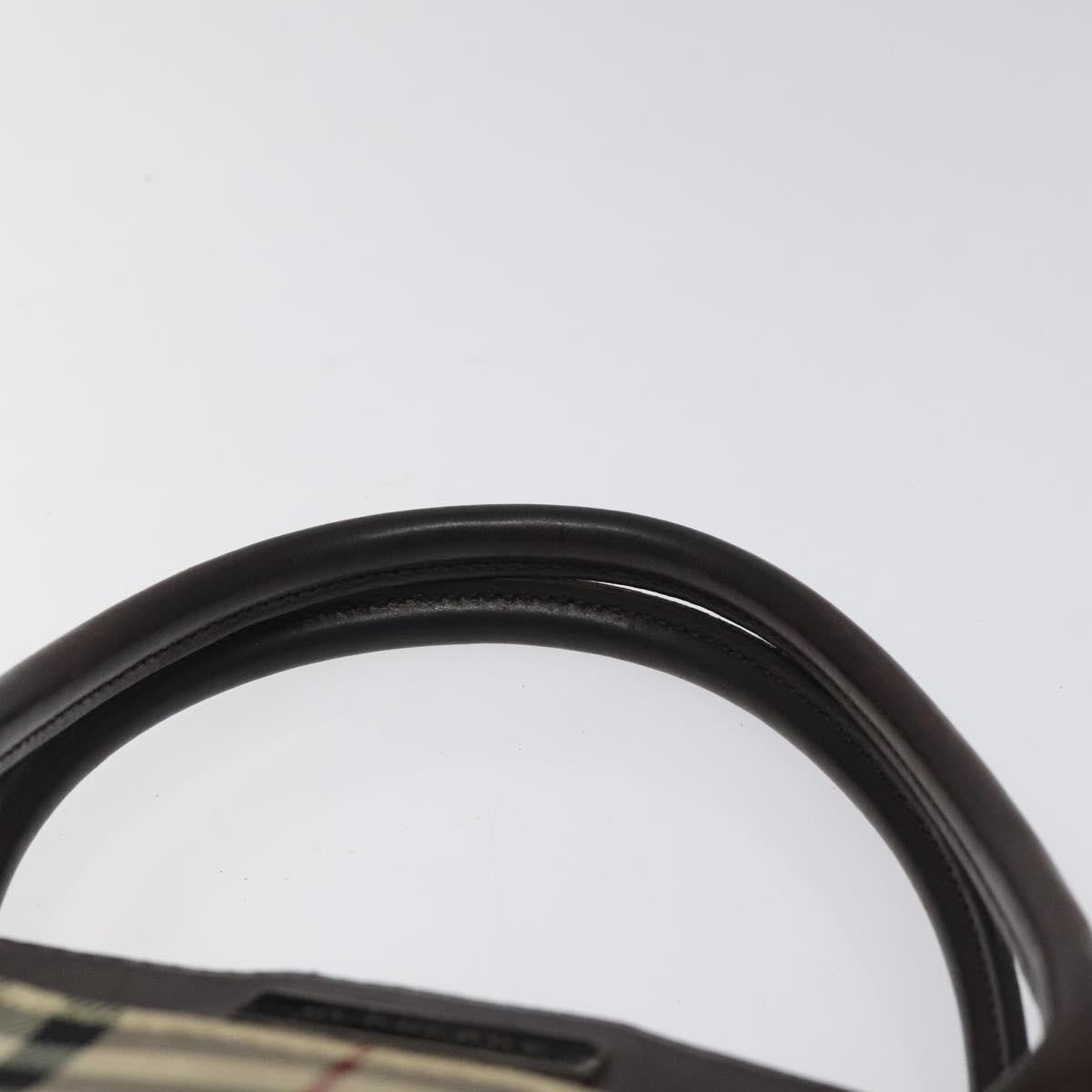 Burberry Nova Check Handbag Nova Check Canvas and leather, BEIGE, NYLON, Handbag