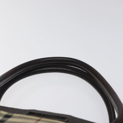 Burberry Nova Check Handbag Nova Check Canvas and leather, BEIGE, NYLON, Handbag