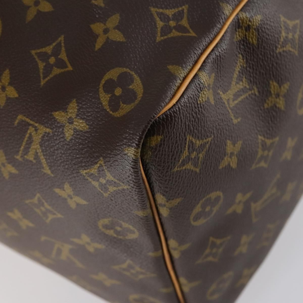 Louis Vuitton Keepall Bag Monogram Canvas, BROWN, CANVAS, Travel bag
