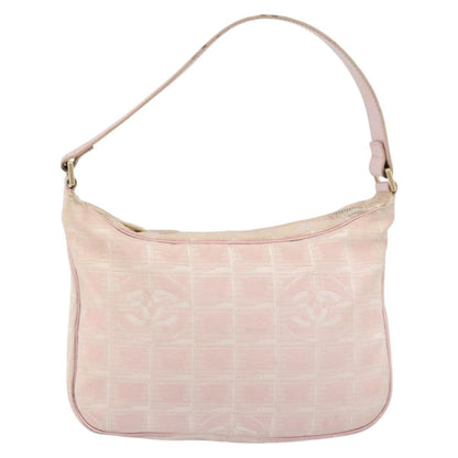 Chanel Travel Line Zip Hobo Nylon, PINK, NYLON, Shoulder bag