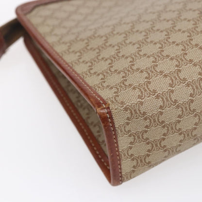 Celine Macadam Pochette Classic, BEIGE, CANVAS, Clutche & pouche