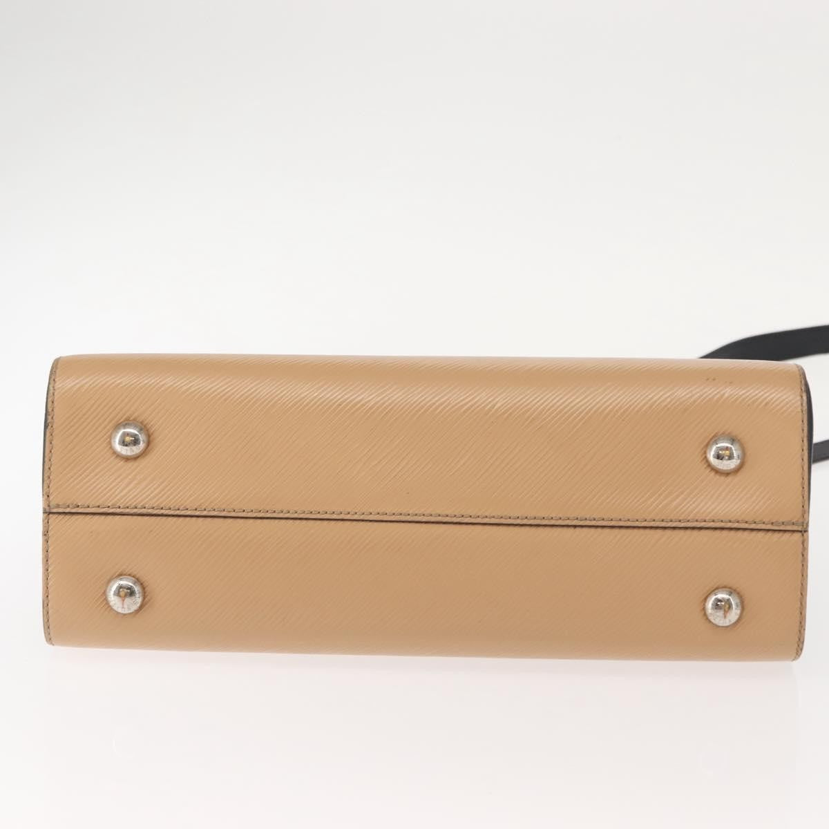 Louis Vuitton Twist Tote Epi Leather, BEIGE, LEATHER, Tote bag