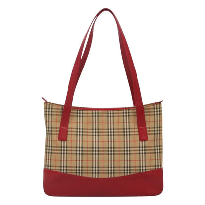 Burberry Nova Check Tote canvas check pattern, BEIGE, CANVAS, Tote bag
