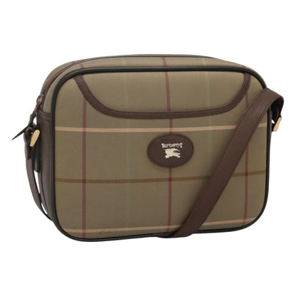 Burberry Nova check Shoulder bag Canvas, BEIGE, CANVAS, Shoulder bag