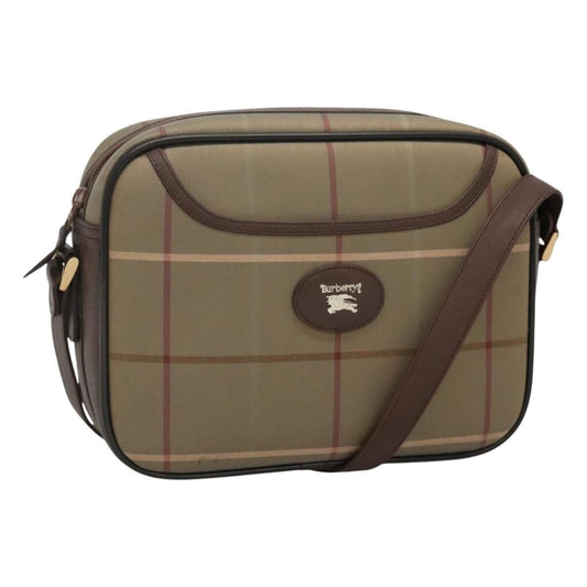 Burberry Nova check Shoulder bag Canvas, BEIGE, CANVAS, Shoulder bag