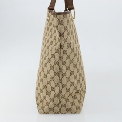 Gucci Vintage Bucket Shopping Tote GG Canvas, BEIGE, CANVAS, Tote bag