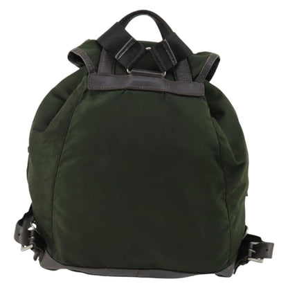 Prada Double Front Pocket Backpack Tessuto, KHAKI, NYLON, Backpack