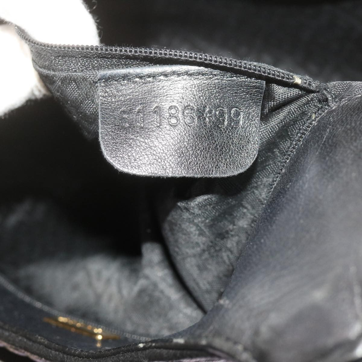 Bally Vintage Chain Shoulder Bag Quilted Leather, BLACK, LEATHER, Tote bag