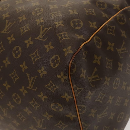 Louis Vuitton Keepall Bag Monogram Canvas, BROWN, CANVAS, Travel bag