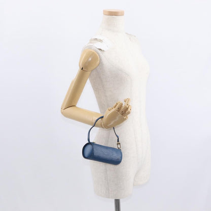 Louis Vuitton Soufflot Pochette Epi Leather, BLUE, LEATHER, Clutche & pouche
