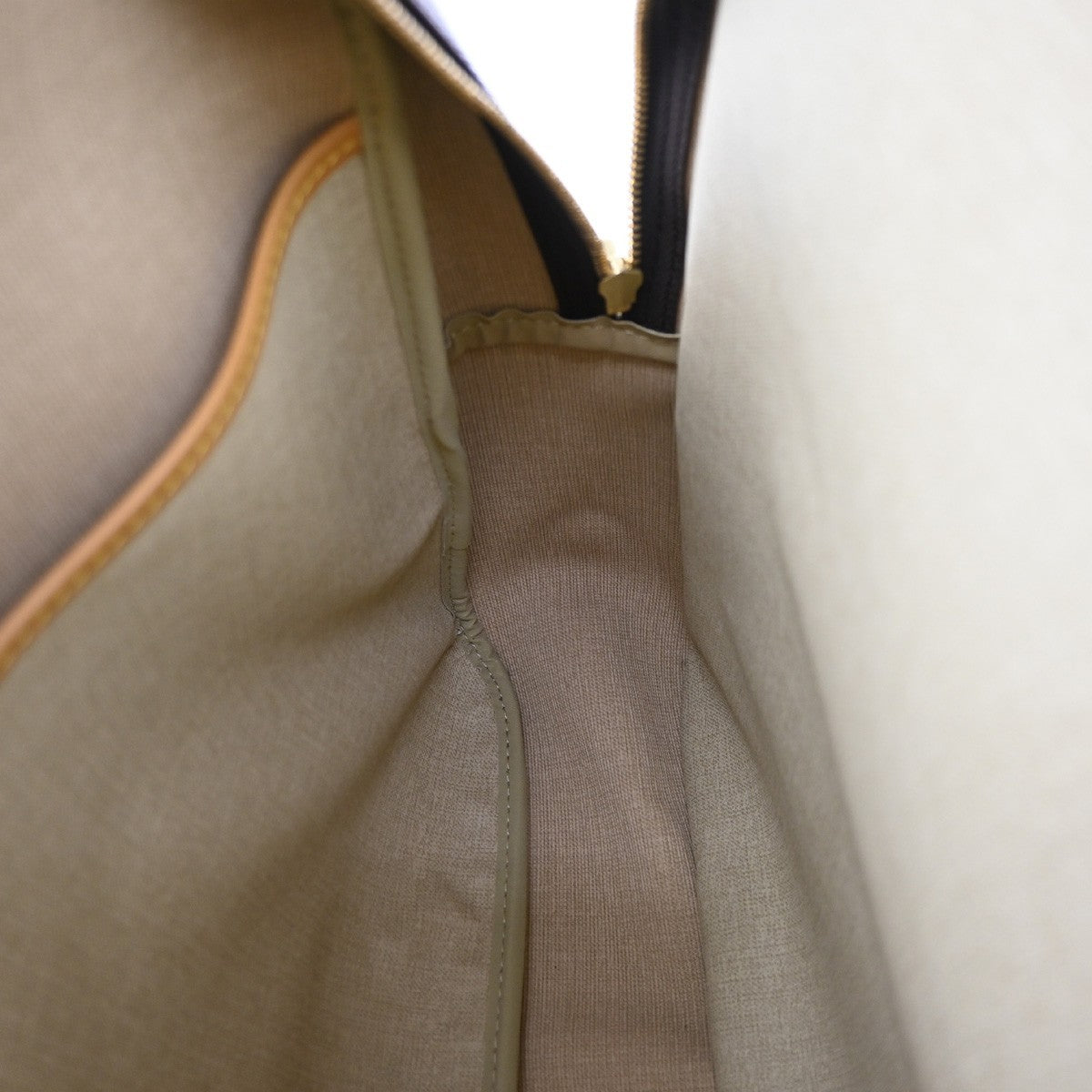 Louis Vuitton Alize Bag Monogram Canvas, BROWN, CANVAS, Travel bag