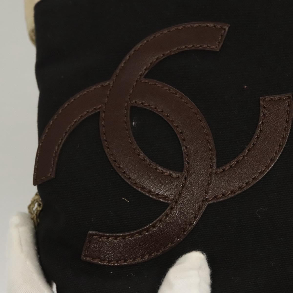 Chanel Camellia Flower Tote Canvas, BLACK, CANVAS, Tote bag