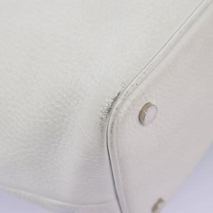 Burberry Shoulder Bag Leather, WHITE, LEATHER, Shoulder bag