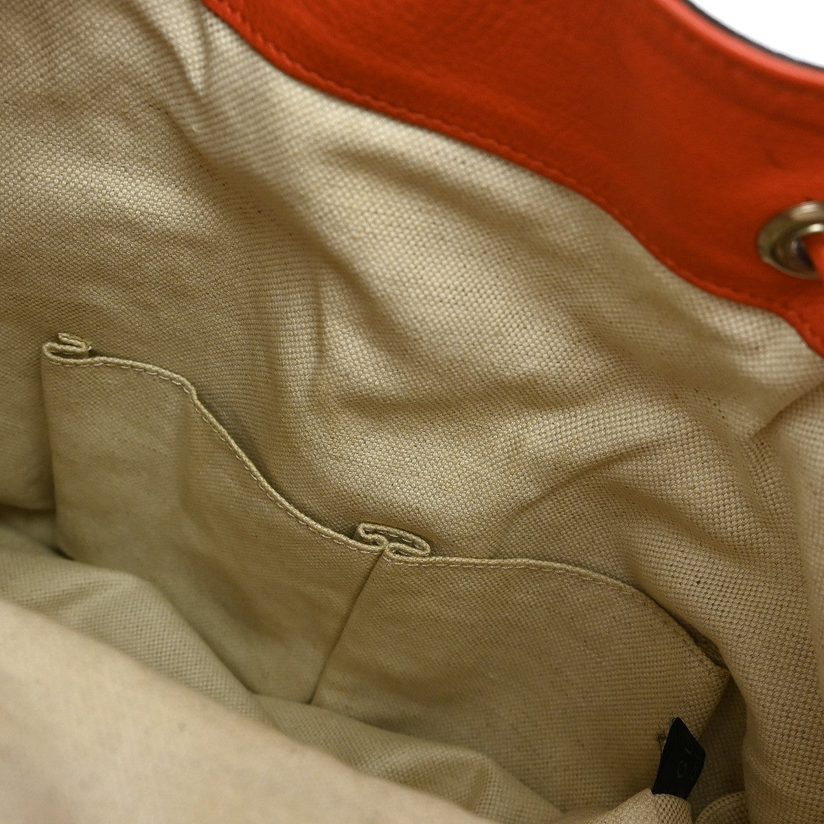 Gucci Bamboo Tassel Backpack Leather, ORANGE, LEATHER, Backpack