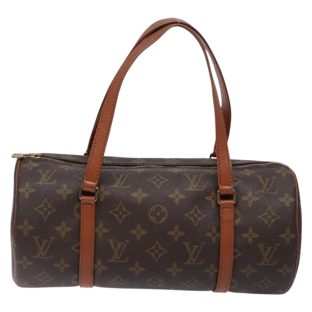 Louis Vuitton Papillon Handbag Monogram Canvas, BROWN, CANVAS, Handbag