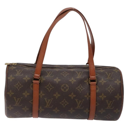 Louis Vuitton Papillon Handbag Monogram Canvas, BROWN, CANVAS, Handbag