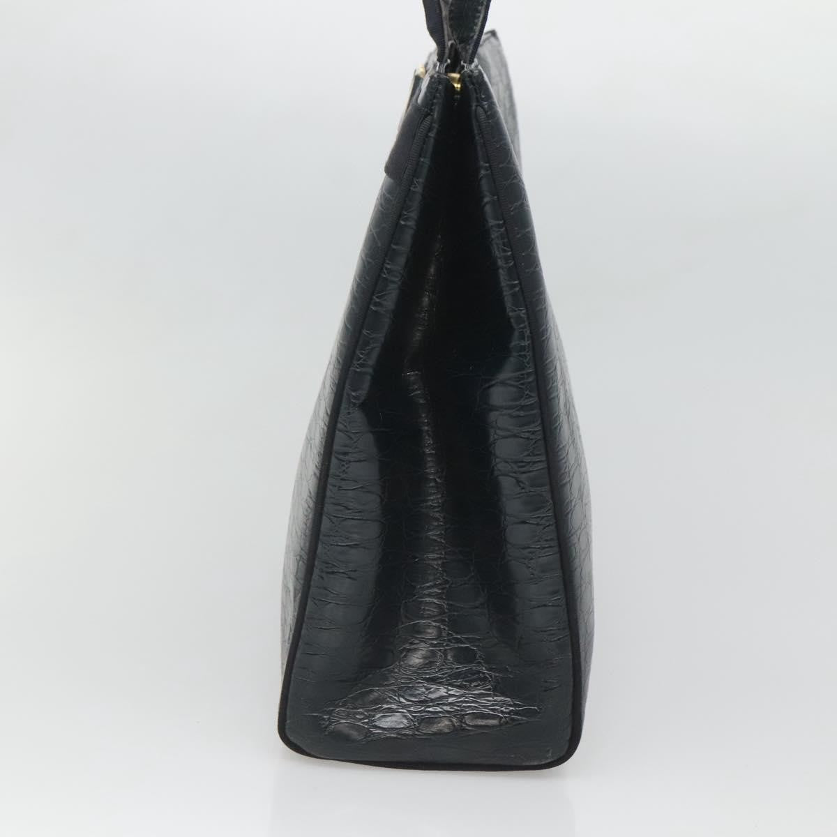 Salvatore Ferragamo Vara shoulder Bag Leather, NAVY, LEATHER, Shoulder bag