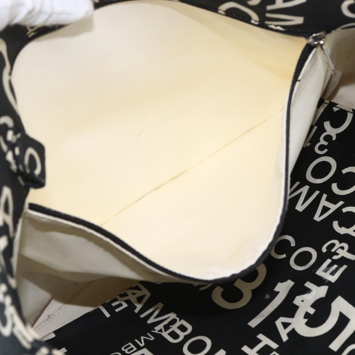 Chanel 31 Rue Cambon Beach Zip Tote Printed Canvas, BLACK, CANVAS, Tote bag