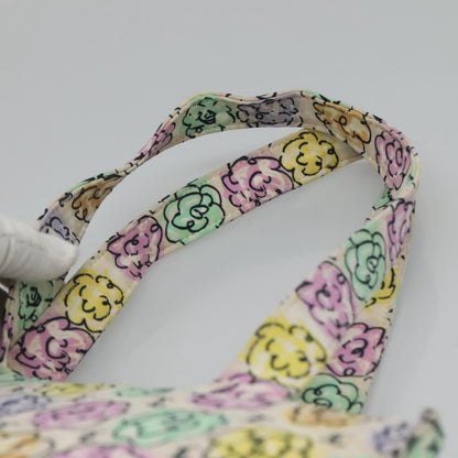 Chanel Vintage Camellia Tote Printed Nylon, MULTICOLOUR, NYLON, Tote bag
