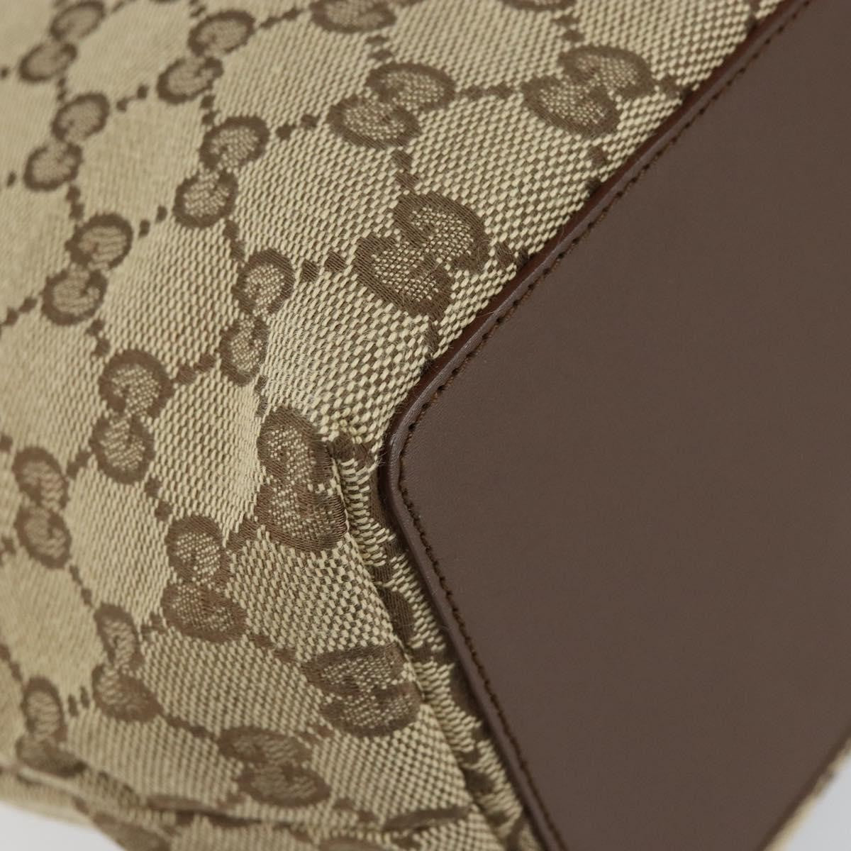 Gucci Vintage Bucket Shopping Tote GG Canvas, BEIGE, CANVAS, Tote bag