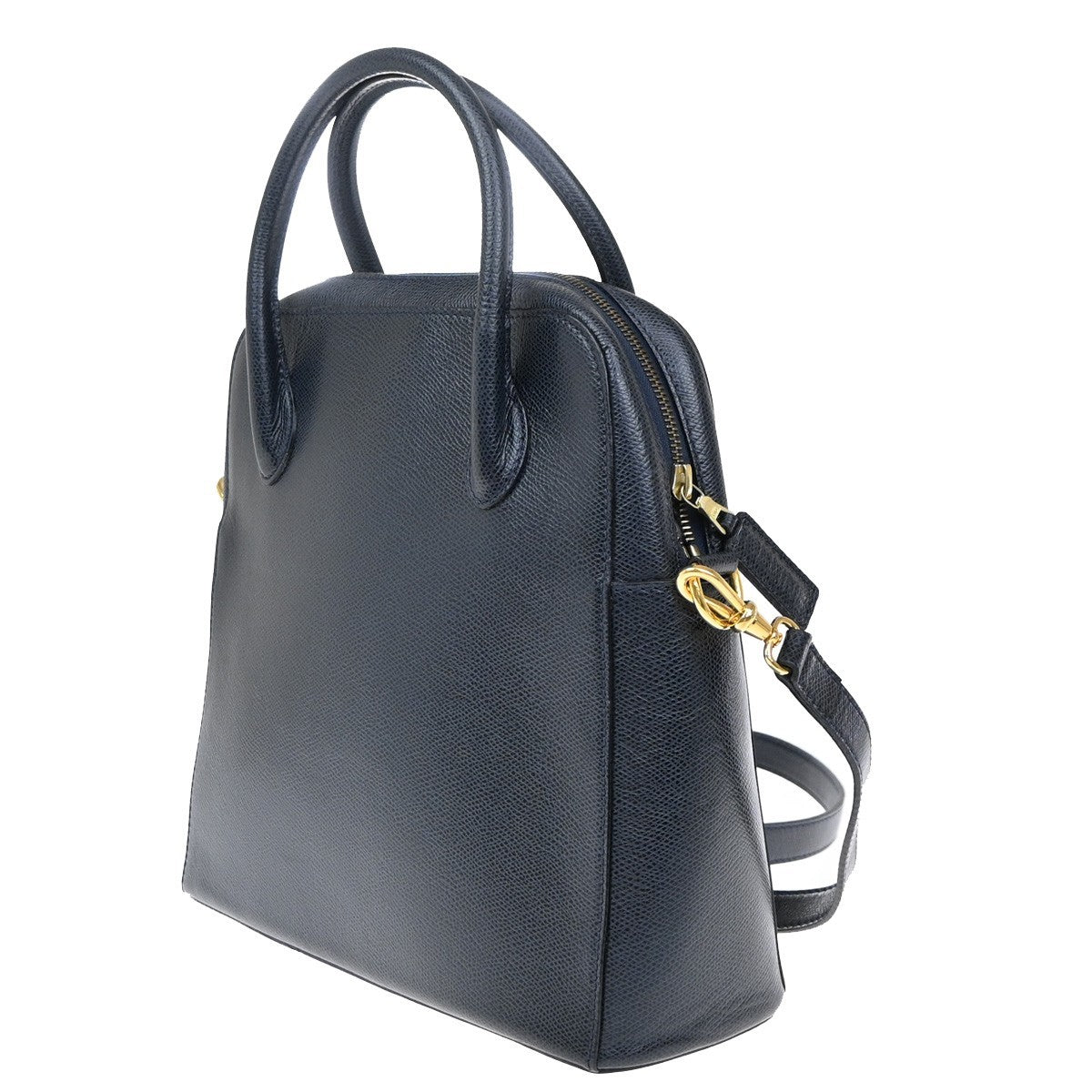 Celine Handbag Leather, NAVY, LEATHER, Handbag