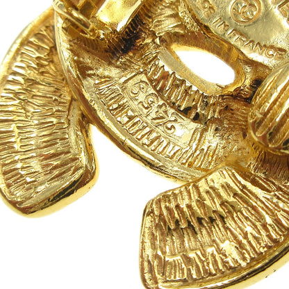 Chanel CC Clip-On Earrings Metal, GOLD, GOLD_PLATED, Earrings