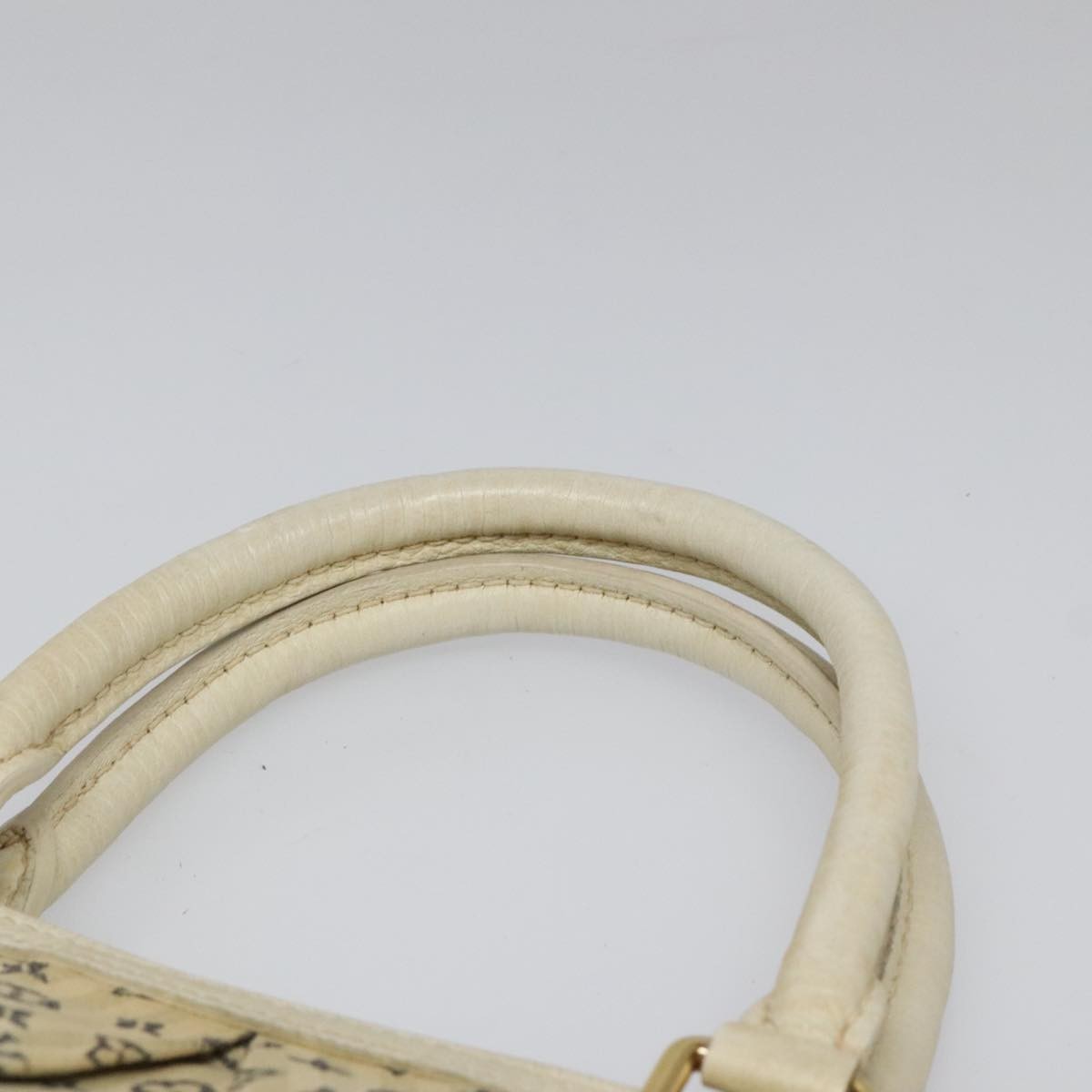 Louis Vuitton Marina Handbag Mini Lin Croisette, BEIGE, CANVAS, Handbag