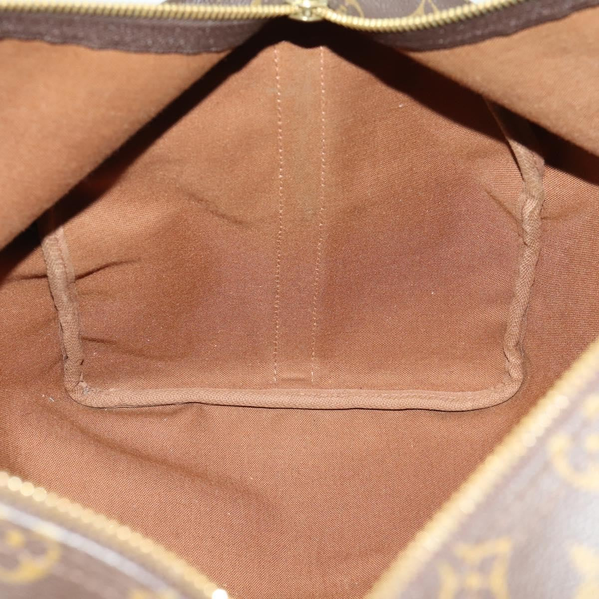Louis Vuitton Keepall Bandouliere Bag Monogram Canvas, BROWN, CANVAS, Travel bag