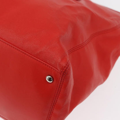 Chanel Cerf Executive Tote Leather, RED, LEATHER, Tote bag