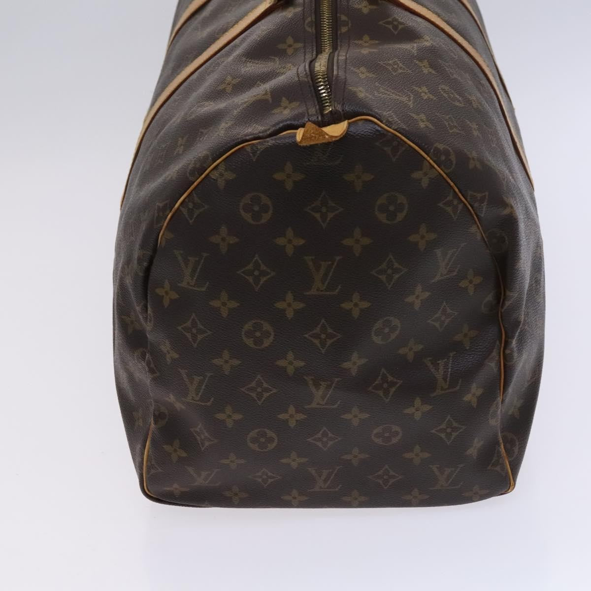 Louis Vuitton Keepall Bag Monogram Canvas, BROWN, CANVAS, Travel bag