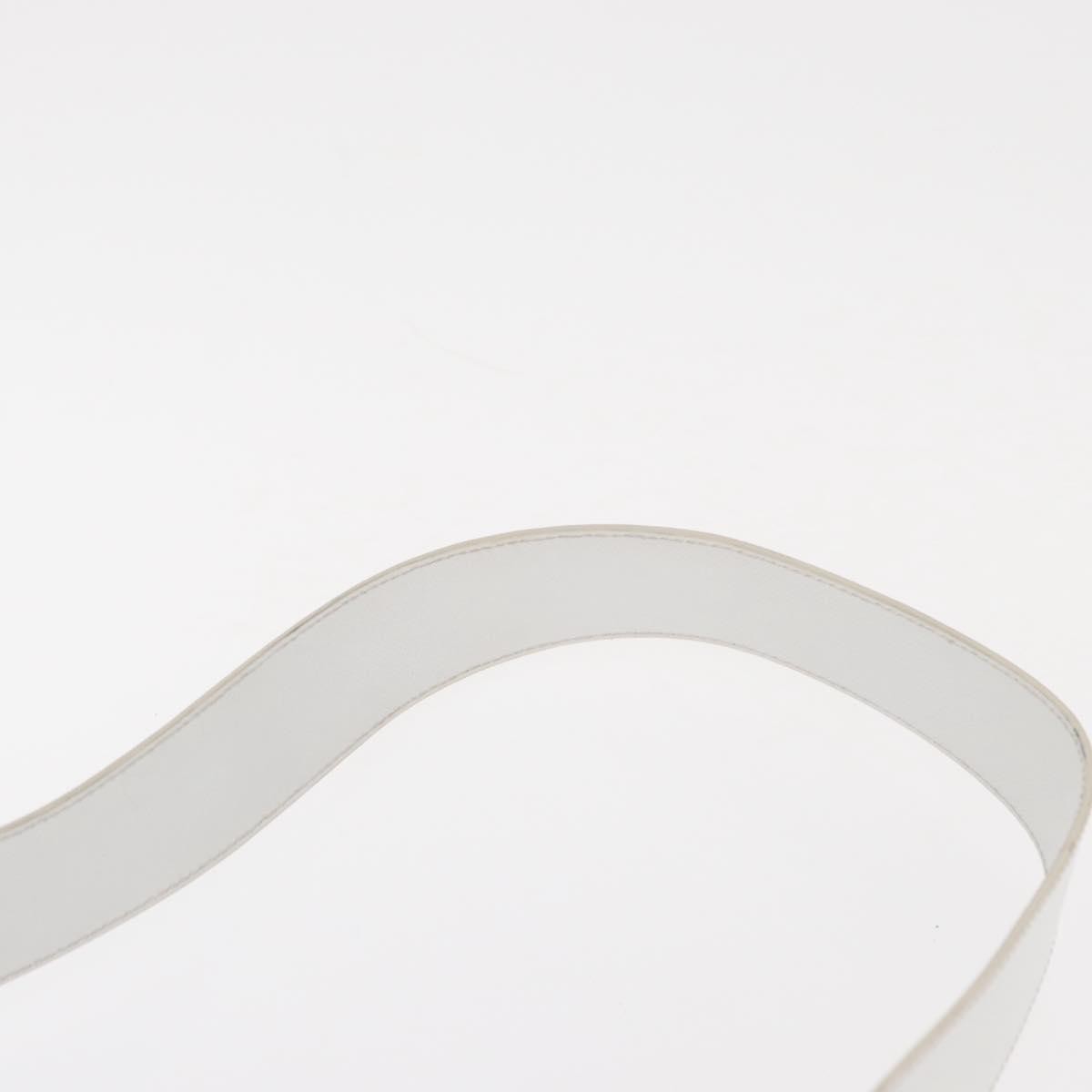 Salvatore Ferragamo Gancini Shoulder Bag Leather, WHITE, LEATHER, Shoulder bag