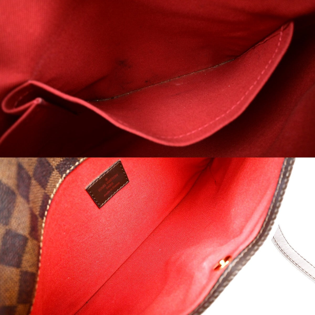 Louis Vuitton Bloomsbury Handbag Damier, BROWN, CANVAS, Shoulder bag