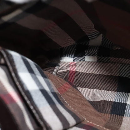 Burberry Vintage Shoulder Bag Leather, BROWN, LEATHER, Shoulder bag