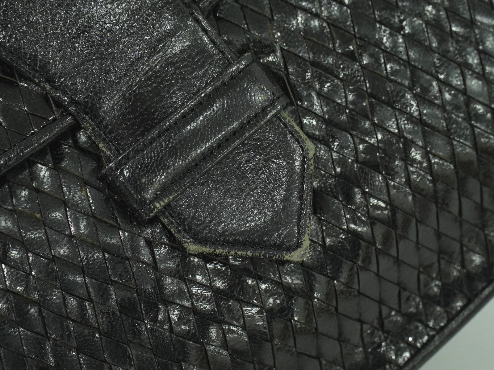 Saint Laurent Vintage Flap Crossbody Bag Leather, BLACK, LEATHER, Crossbody bag