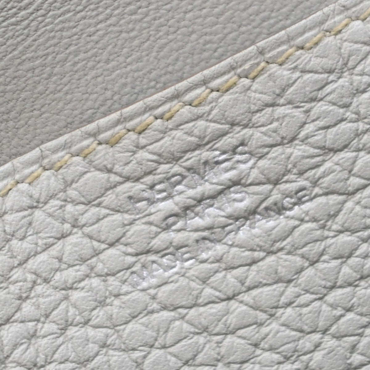 Hermes Dogon Duo Combined Wallet Leather, GRAY, LEATHER, Wallets