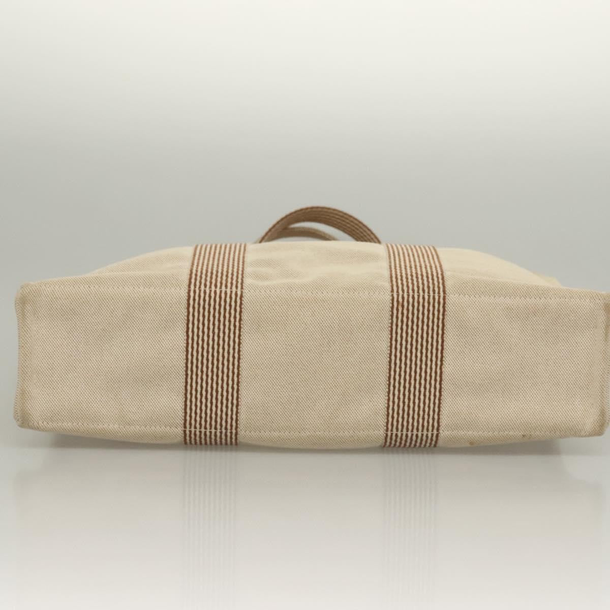 Hermes Fourre Tout Tote Toile, BEIGE, CANVAS, Tote bag